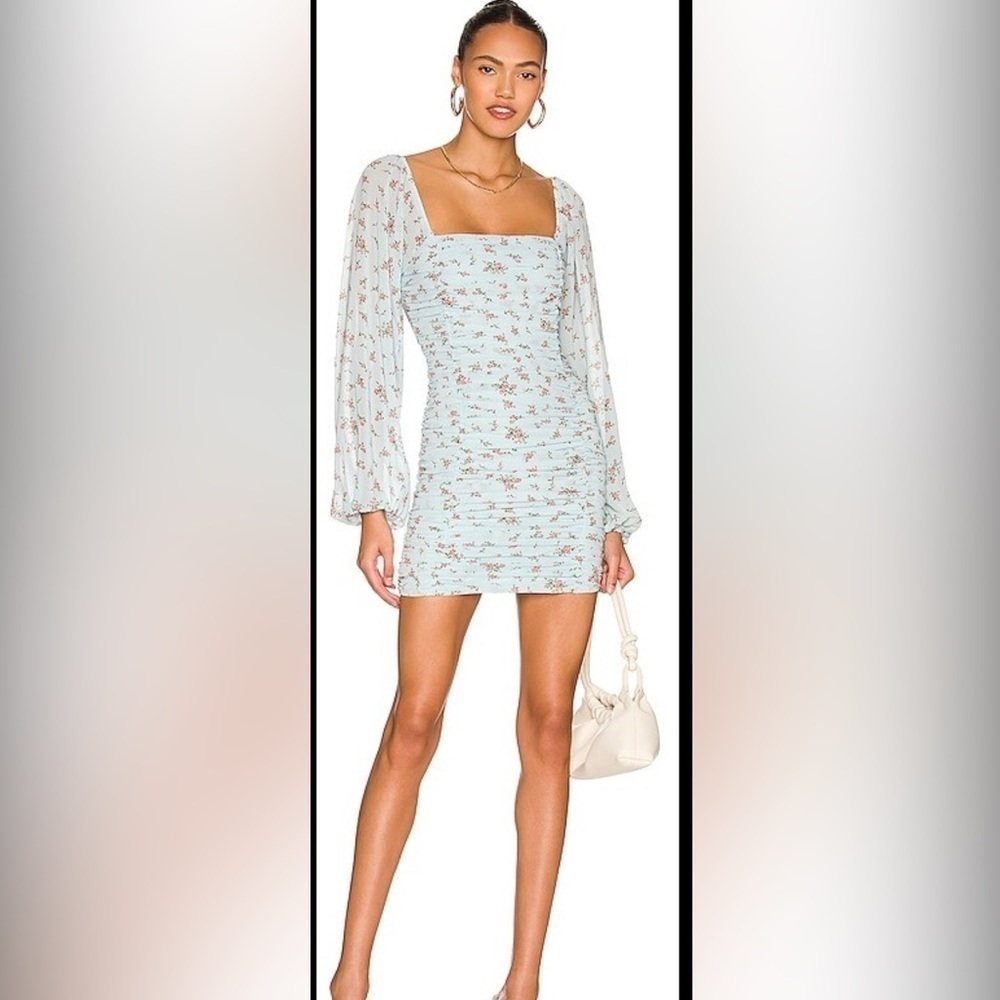 More To Come Jaliyah Floral Print Mini Dress